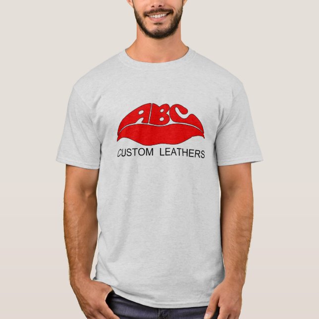 ABC-Gewohnheits-Leder T-Shirt (Vorderseite)
