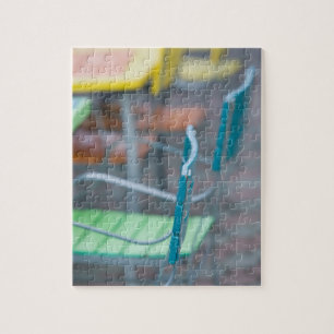 ABC-Inseln, ARUBA, Palm Beach: Farbige Cafe 2 Puzzle