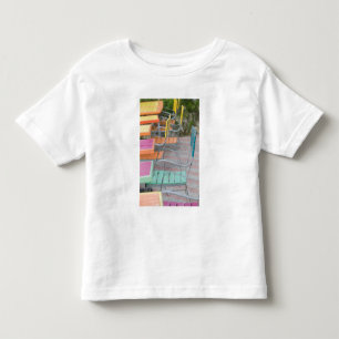 ABC Inseln, ARUBA, Palm Beach: Farbige Cafe Kleinkind T-shirt