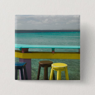 ABC-Inseln, BONAIRE, Kralendijk:Meerblick Button