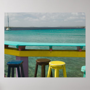 ABC-Inseln, BONAIRE, Kralendijk:Meerblick Poster