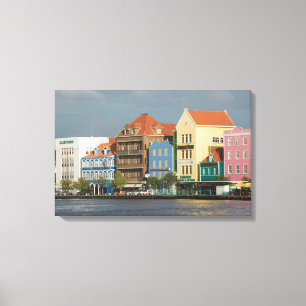 ABC-Inseln, CURACAO, Willemstad: Hafen 2 Leinwanddruck