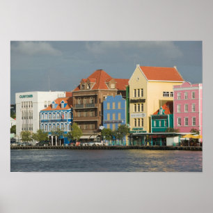 ABC-Inseln, CURACAO, Willemstad: Hafen 2 Poster