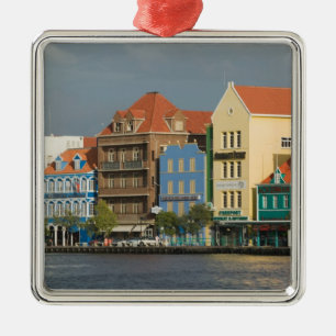 ABC-Inseln, CURACAO, Willemstad: Hafen 2 Silbernes Ornament