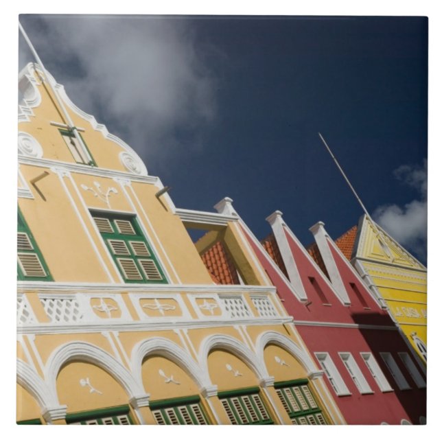 ABC-Inseln, CURACAO, Willemstad: Punda Fliese (Vorderseite)
