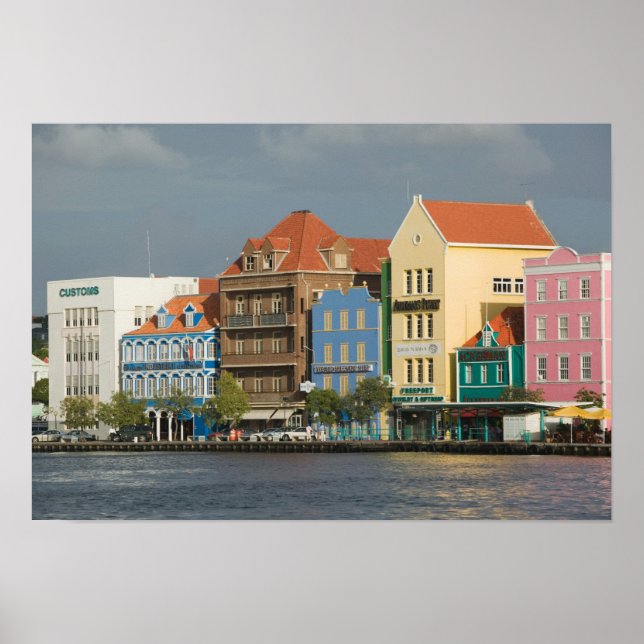 ABC-Inseln, KURAKAO, Willemstad: Hafen 2 Poster (Vorne)
