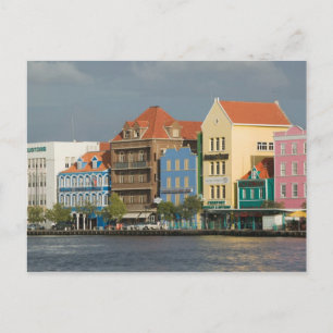 ABC-Inseln, KURAKAO, Willemstad: Hafen 2 Postkarte