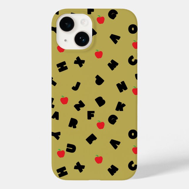 abc Kindergarten Brief Safari Wildbaumschule Case-Mate iPhone Hülle (Rückseite)