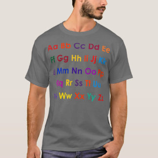 ABC Learning Alphabet T-Shirt