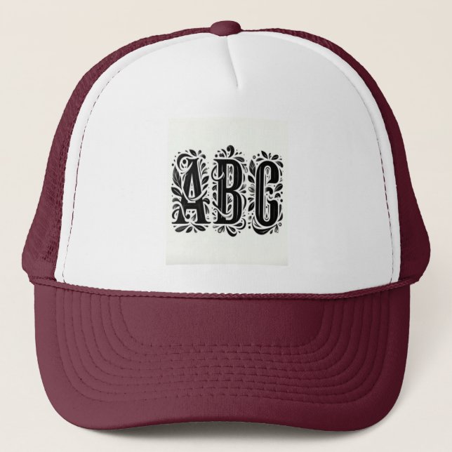 ABC Logo Mütze Kappe – Stylisch & Bequem für den A (Vorderseite)