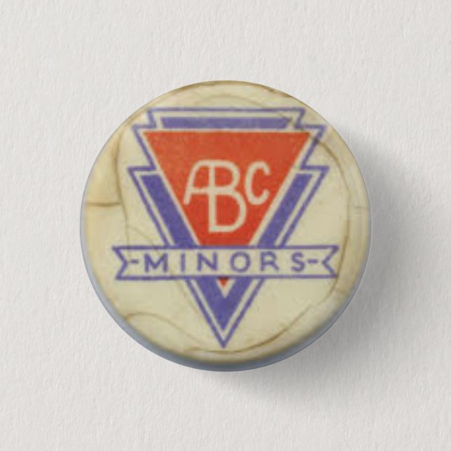 ABC Minors Abzeichen - weiß - 3 Button (Vorderseite)
