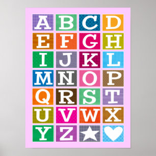 ABC Poster (Rosa)