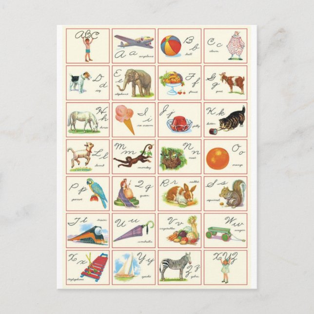 ABC POSTKARTE (Vorderseite)