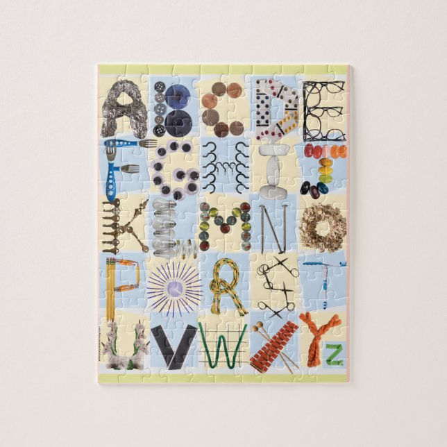 ABC Puzzle lernen | Kids Picture Alphabet Puzzle (Vertikal)