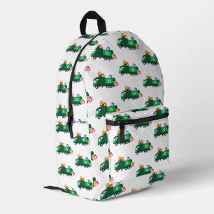 ABC Recycelnd LKW-Müllfahrzeuge Bedruckter Rucksack