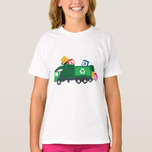 ABC Recycelnd Müllwagen T-Shirt