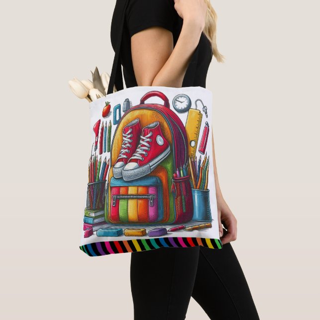 ABC SIEHE MICH AN - Siehe Rückseite Tasche (Von Nahem)