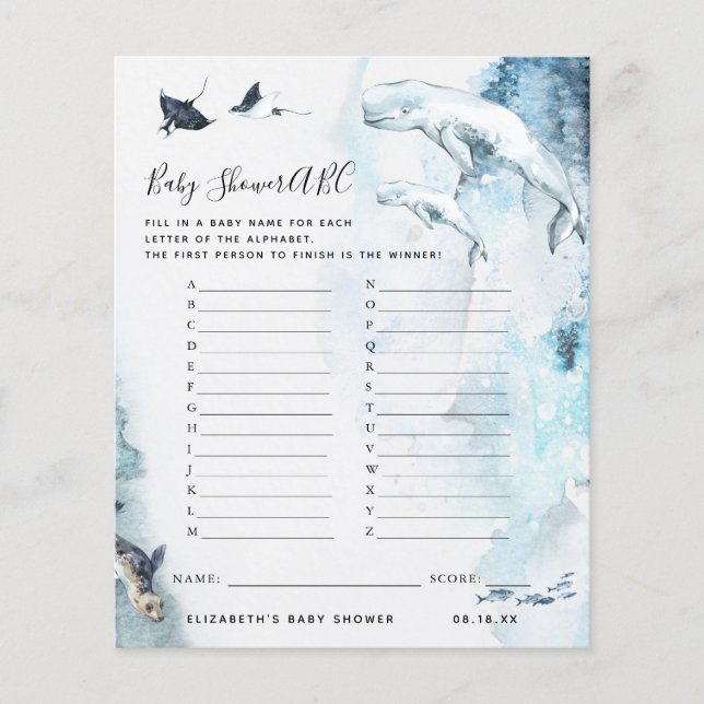 ABC-Spiel | Ocean Baby Showspiel (Vorderseite)