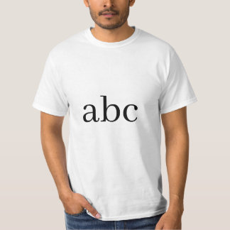 ABC-Stil T-Shirt