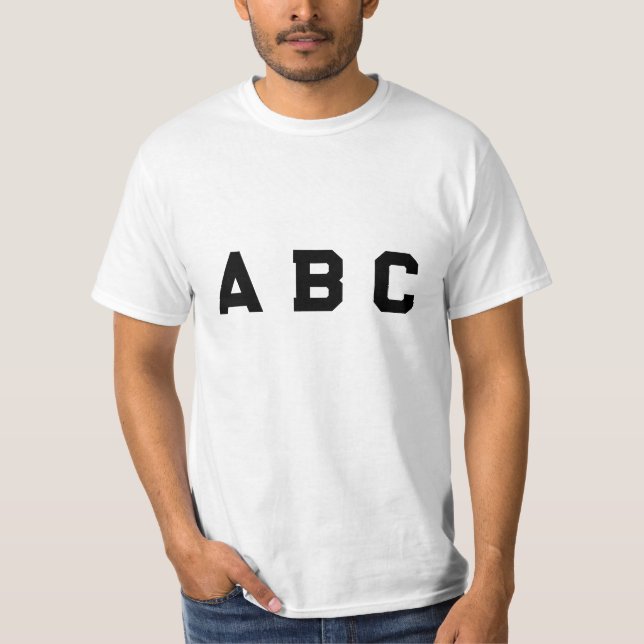  ABC Style T-Shirt (Vorderseite)