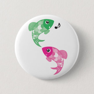 ABC-Tiere - Figaro u. Finzy Fische Button
