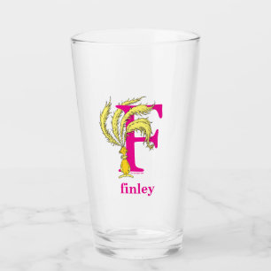 ABC von Dr. Seuss: Buchstabe F - Rosa Name hinzu Glas