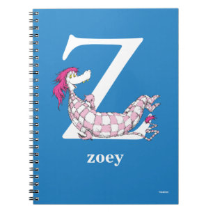ABC von Dr. Seuss: Buchstabe Z - weiß   Name hinzu Notizblock