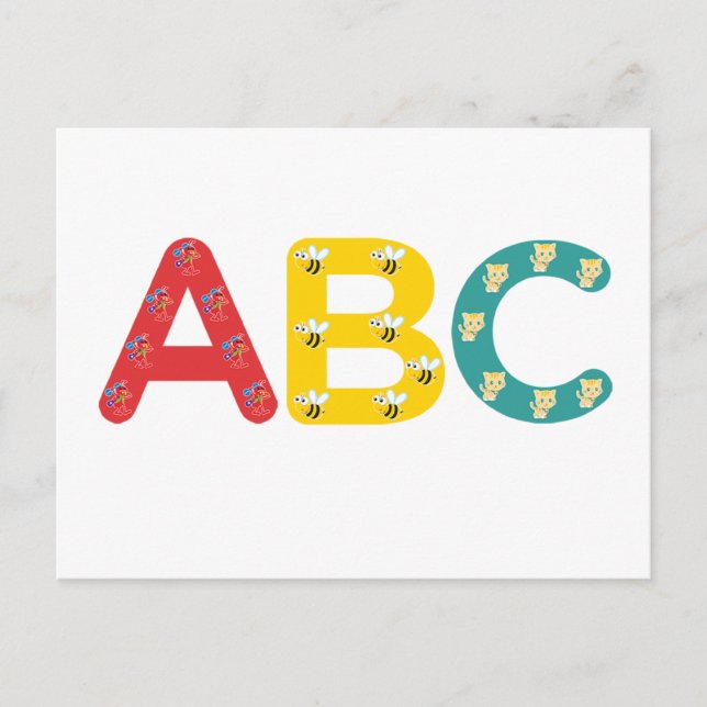 ABC von PaddleDuck Postkarte (Vorderseite)
