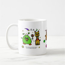 abc-Zeichen - Tasse "das Alphabet"