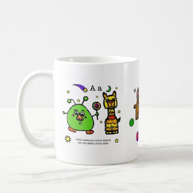 abc-Zeichen - Tasse "das Alphabet" (Links)