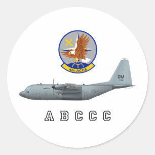 ABCCC 42. ACCS RUNDER AUFKLEBER