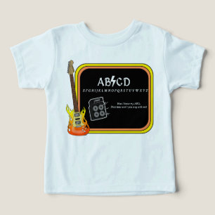 ABCD Alphabet AC/DC Spoof T - Shirt