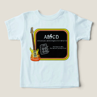 ABCD Alphabet AC/DC Spoof T - Shirt