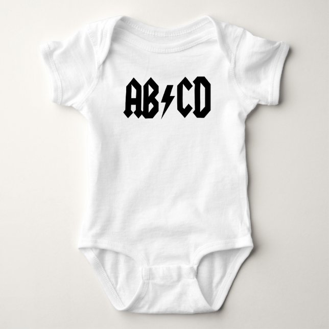 ABCD Baby-T - Shirt (Vorderseite)