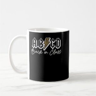 ABCD Back in Class Teacher T - Shirt Kaffeetasse