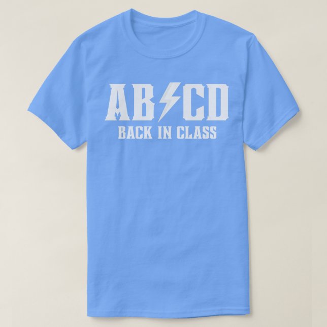 ABCD Back in Klasse 2 T-Shirt (Design vorne)