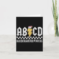Abcd Kindergarten Rocks Bleistift Blitzlehrer