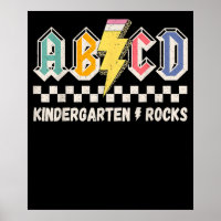 ABCD Kindergarten Rocks Bleistift Blitzlehrer