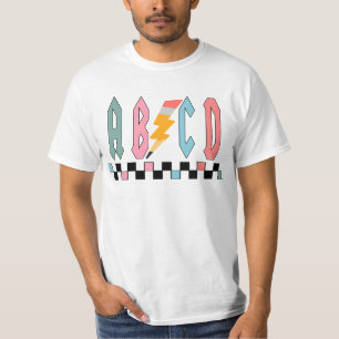 Abcd Lehrer Shirt, Geschenk zur Lehrererkenntlichk T-Shirt