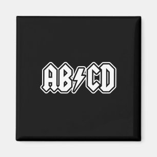 Abcd Spaß zurück zum Lehrer Magnet