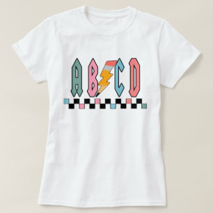 Abcd Teacher Shirt, Geschenk für Lehrer, T-Shirt