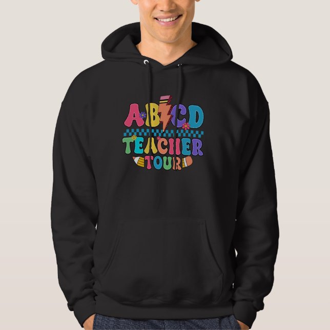 ABCD Teacher Tour Erster Schultag Zurück Hoodie (Vorderseite)
