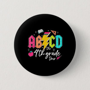 Abcd The 4th Grade Tour Pencil Blitzgerät Rock Boy Button
