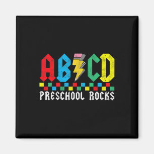 Abcd Vorschule rockt ersten Tag Pre-k Lehrer Ck To Magnet
