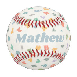 ABCs - Alphabet Custom Baby's 1. Baseball