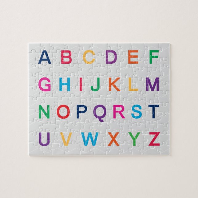 ABCs Alphabet-Lernen farbenfrohe ABC-Buchstaben Puzzle (Horizontal)