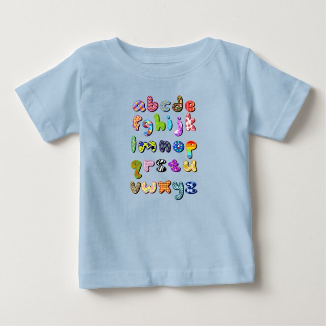ABCs Baby T-shirt (Vorderseite)
