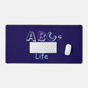 ABCs des Lebens Schreibtischunterlage