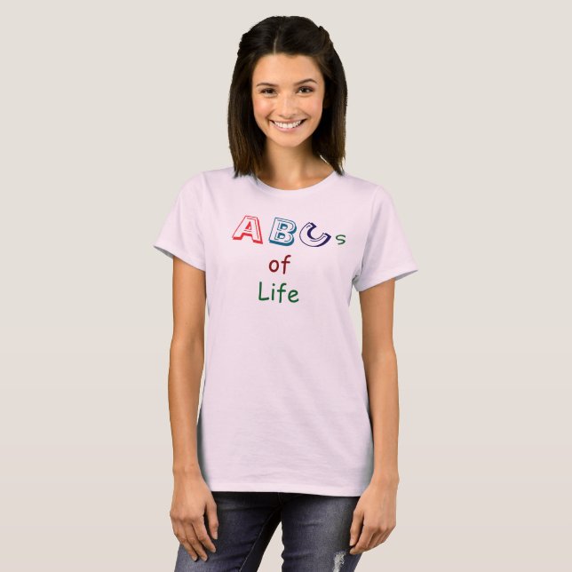 ABCs des Lebens T-Shirt (Vorne ganz)