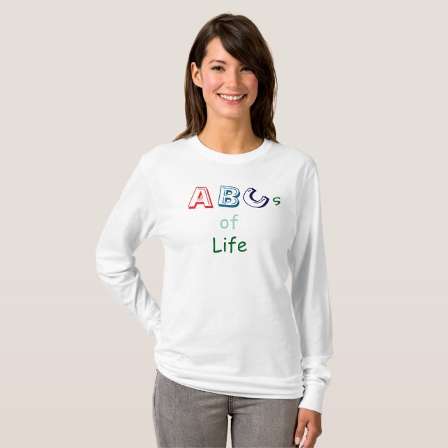 ABCs des Lebens T-Shirt (Vorne ganz)